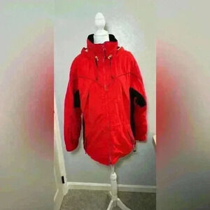 Obermeyer Women’s Dynamic 06176 ATC Thermolite Winter Jacket Red w/Black Size 10